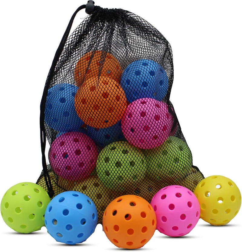Magicorange Pickleball Balls, 20 Pack USAPA Approved Outdoor Pickleballs, High Elasticity & Durable Pickle Balls - Image 1